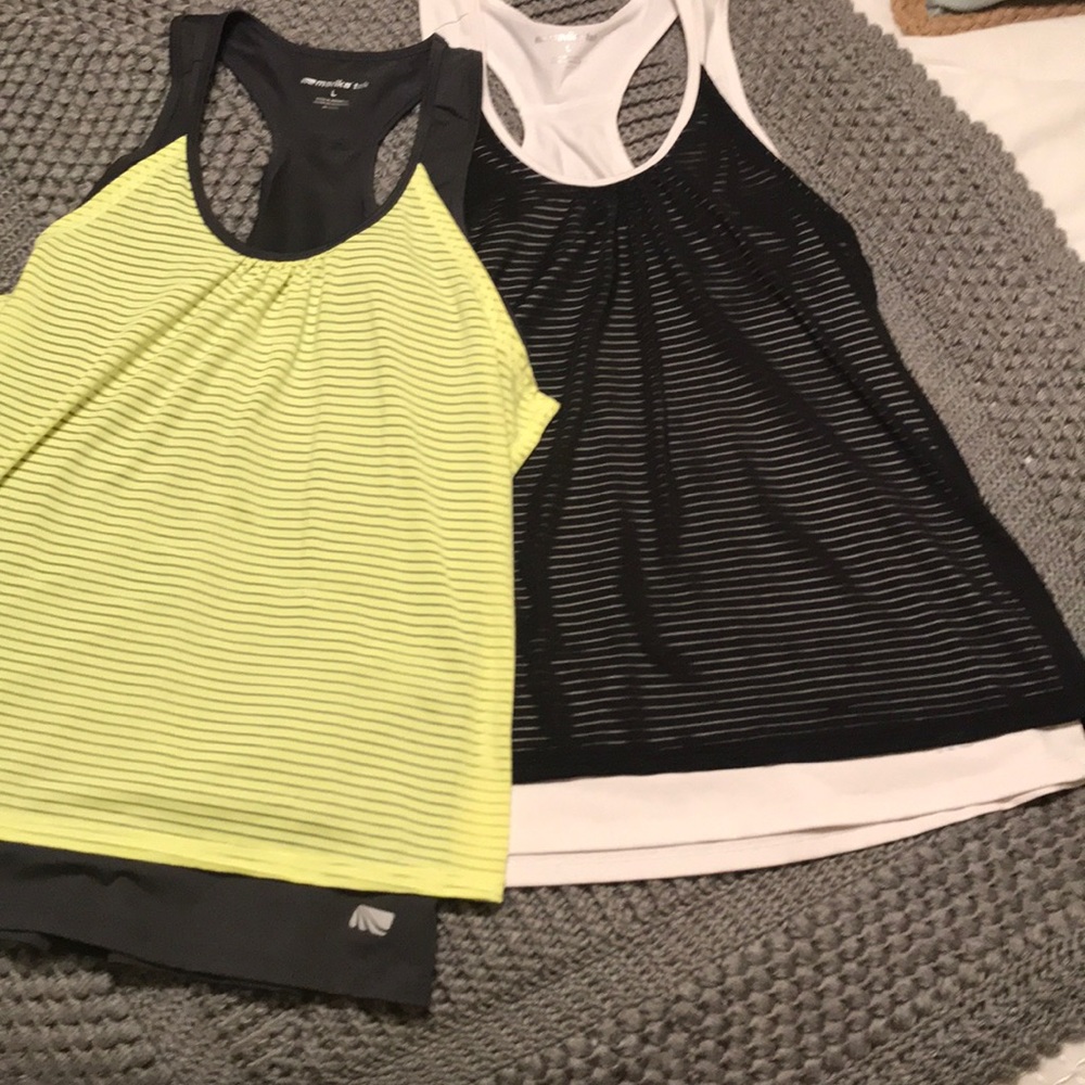 Two Large Marika Tek Tank Tops